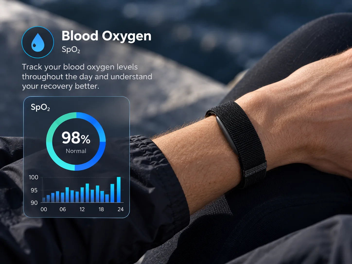 Blood oxygen (SpO₂)