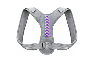 ALVA adjustable posture corrector in grey-purple