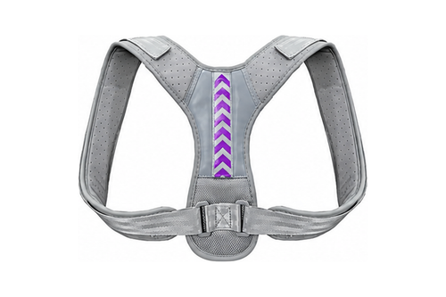 ALVA adjustable posture corrector in grey-purple