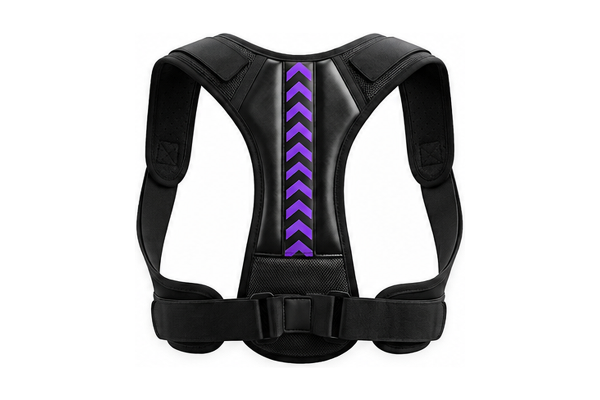 ALVA adjustable posture corrector in purple