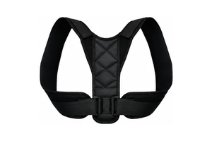 ALVA adjustable posture corrector in black